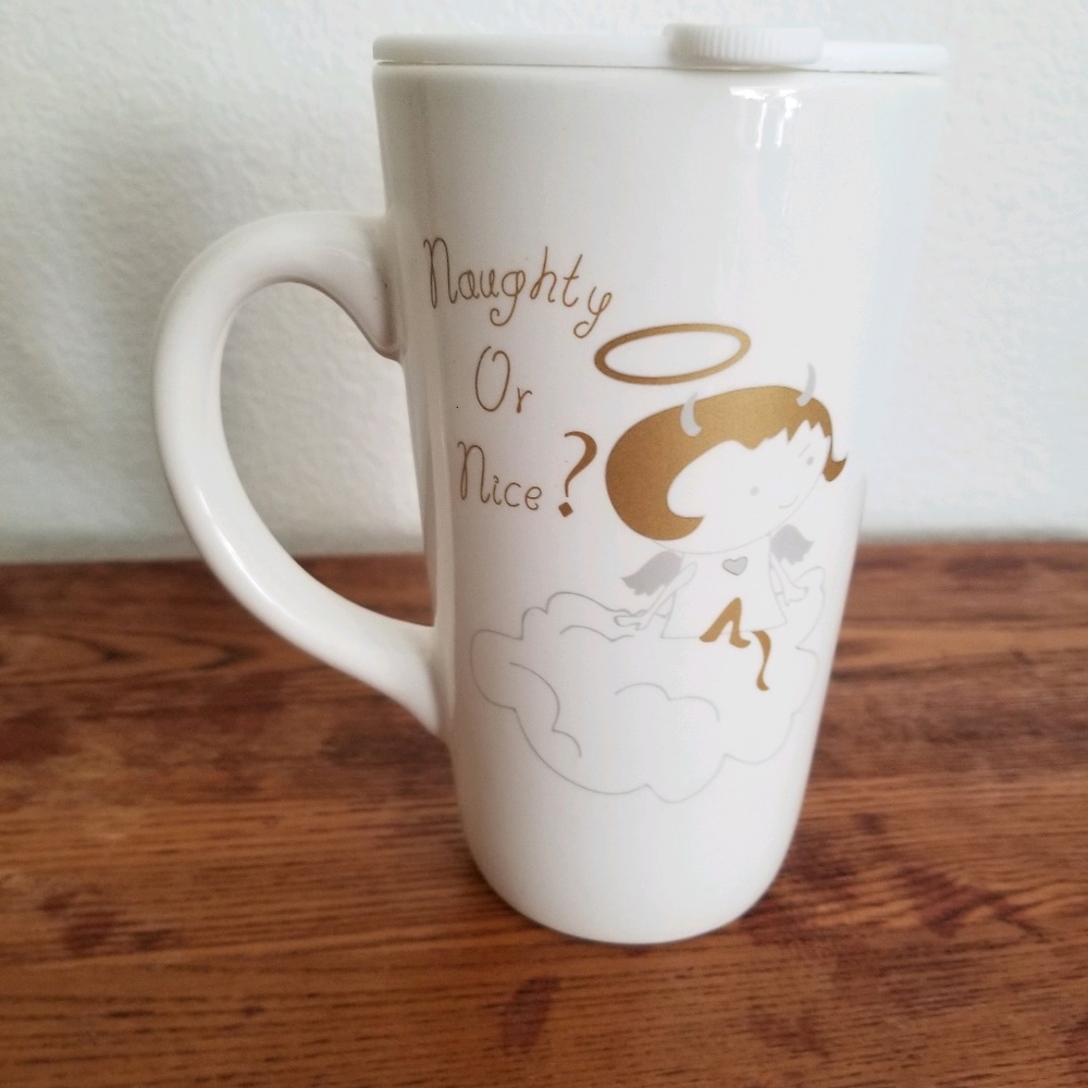 Style Eyes Inspirational Naughty/Nice Travel Mug
